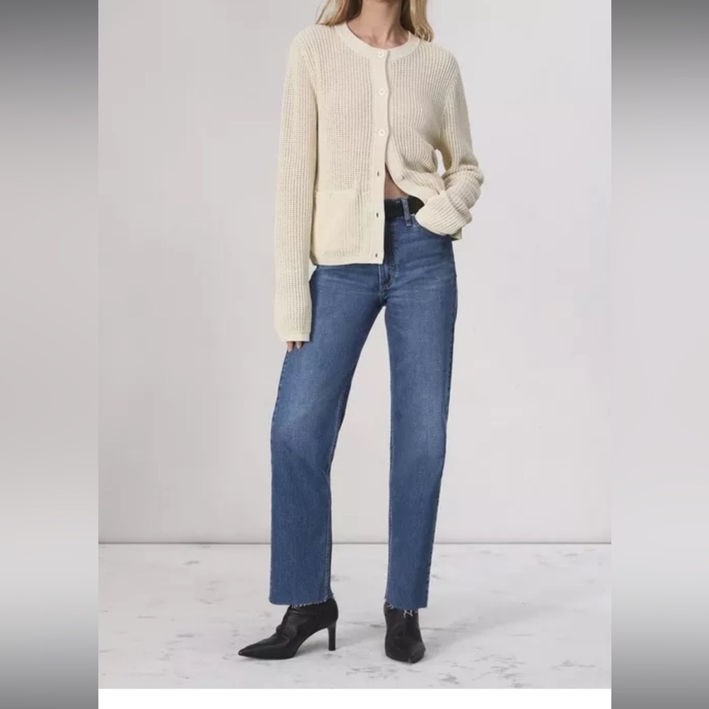 rag & bone Harlow straight Dark Blue Straight Leg Jeans denim pants